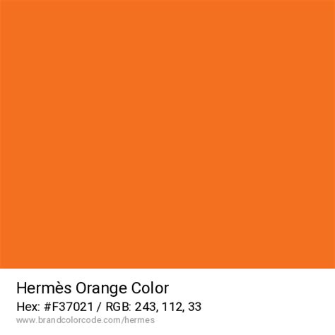 Hermes orange pantone number